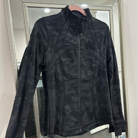Lululemon Define Jacket Camo Multi Grey size 10 US - Picture 1 of 4